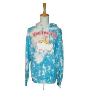 BSR By Samii Ryan Kawaii You're A Star Tie Dye Hoodie Blue Size Medium